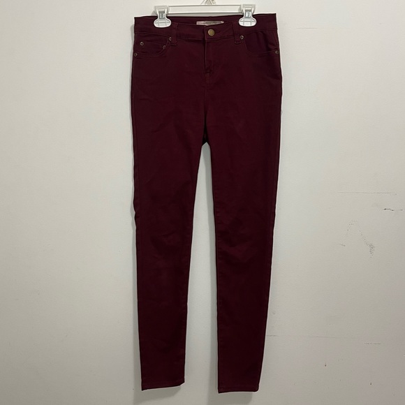 MAROON SLIM FIT PANTS FOREVER 21 - Picture 3 of 5
